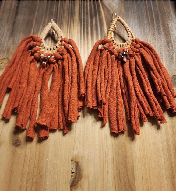Shaka Fringe Earrings (earthy)